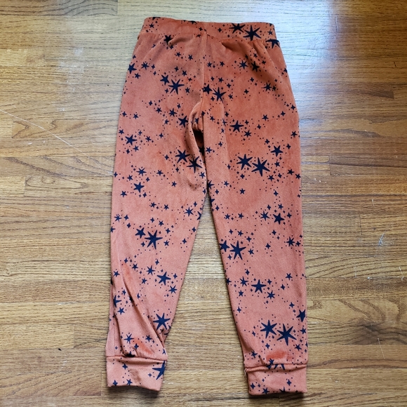 Cat & Jack | 1 Graphic Tee & 1 Velour Star Patterned Pants | S - Picture 7 of 8